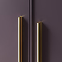 Ручка меб. скоба алюм. SERENE 1152/1200 брашированное золото, AKS 112987